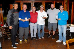 Geraldo, Brunetti, Braga, Gottschalk, Rafael e Zé Geraldo Foto: Zeca Resendes