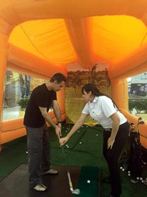 Federação dará aulas de golfe gratuitas no Shopping D