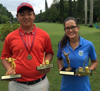 Thomas Choi e Lauren Grinberg vencem Juvenil de SP no Lago Azul