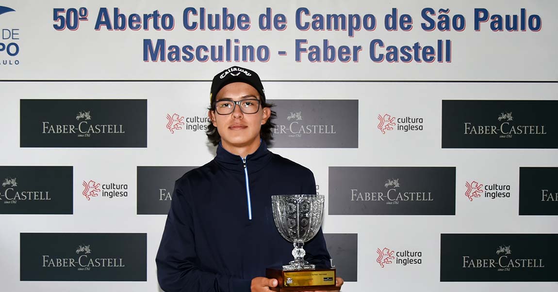 Guilherme Grinberg vence o Aberto do Clube de Campo Faber-Castell