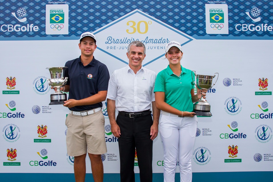 Andrey Xavier e Beatriz Junqueira são campeões no Brasileiro Juvenil e Pré-Juvenil