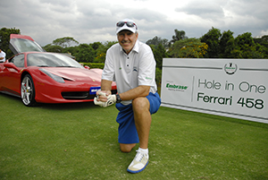 Festa de lançamento do Embrase Golf Tour – 2015  – Golfistas sonham com uma tacada perfeita pra levar uma Ferrari