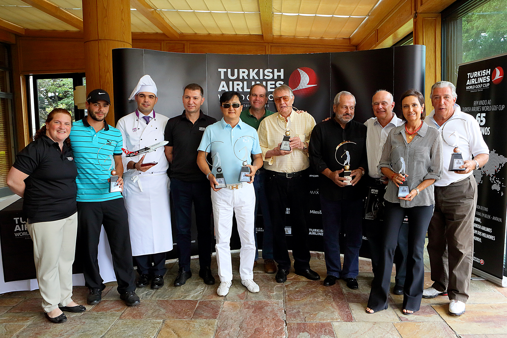 Turkish Airlines World Golf Cup – Amateur Series reuniu 120 pessoas em São Paulo