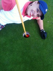 Lucia Pupo, fez hole in one no Graciosa