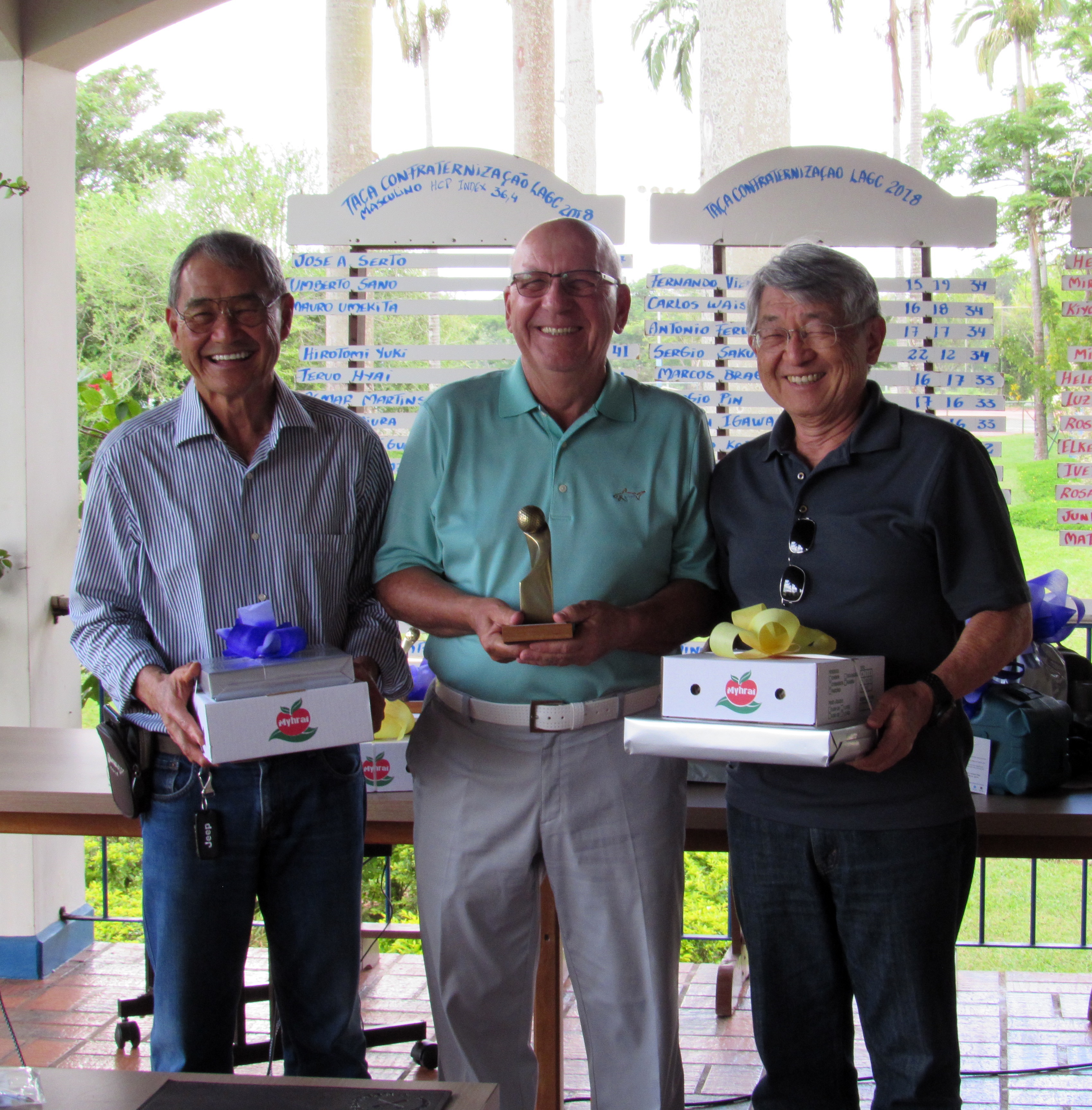 Campeões da Taça de Confraternização no Lago Azul Golfe Clube