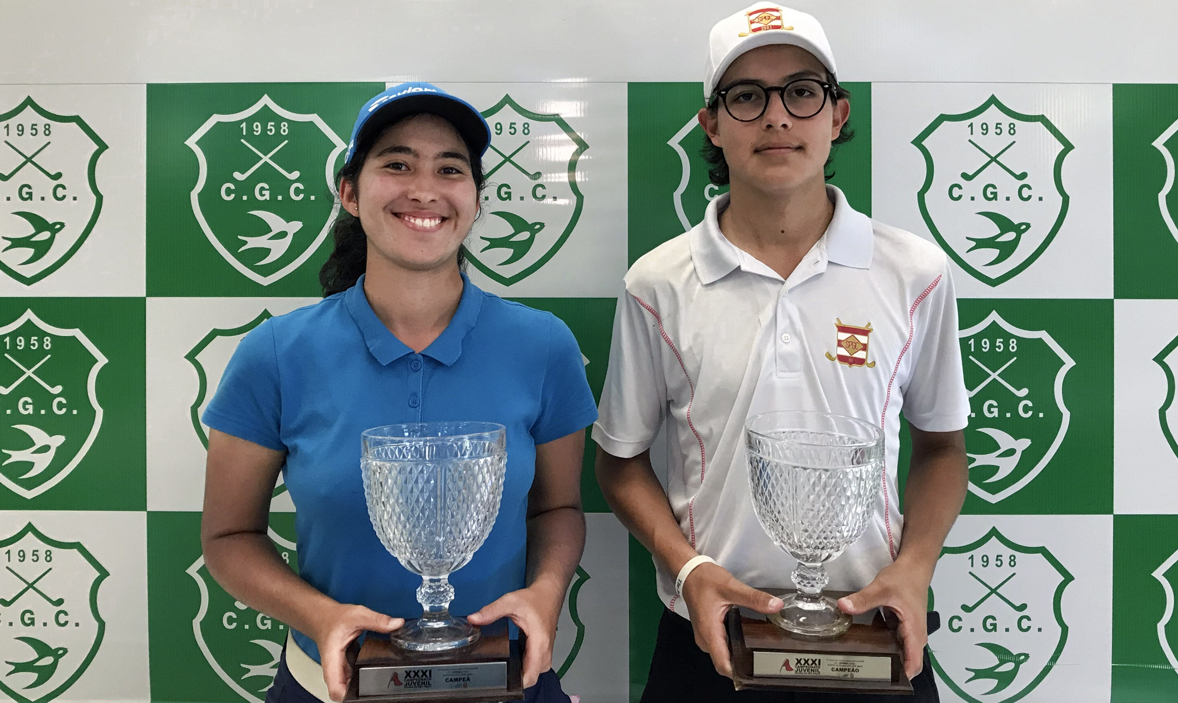 Guilherme Grinberg e Laura Caetano são campeões do Campeonato Juvenil do Estado de São Paulo