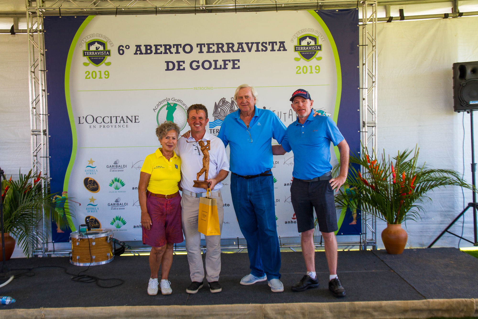 Paul O’Doherty, do São Paulo Golf Club e Rossana Marini, do Alphavile Graciosa, vencem em Trancoso