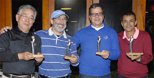 Takeo, Carmona, Magalhães e Rodrigues são os campeões do 59º Torneio Pé Duro APG