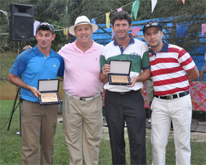 Wanderlei dos Santos e Douglas Pinheiro vencem o Torneio de Golfe Caipira do Champs Privès