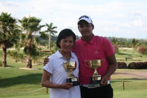 Marcos Negrini e Ruriko Nakamura vencem o Campeonato Aberto Bandeirantes de Golfe 2012