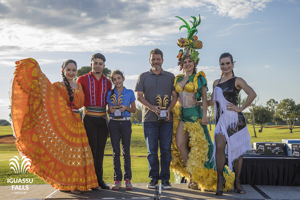 Campeões do V Aberto de Golfe das Cataratas