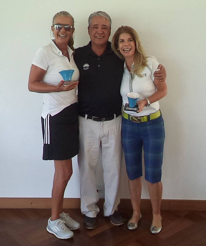Dalila Costa e Milena Marzola vencem torneio em homenagem aos 25 anos de Jornalismo de Golfe de Guillermo Piernes