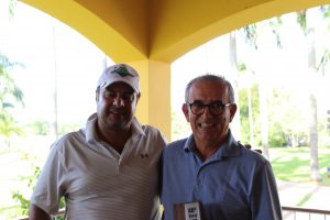 Gustavo Bellini, presidente do Lago Azul, e Durval Pedroso