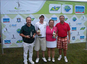 Carla Ziliotto e Pedro Costa Lima (Pepê) vencem o 6º Campeonato Aberto da Federação Baiana e Capixaba de Golfe