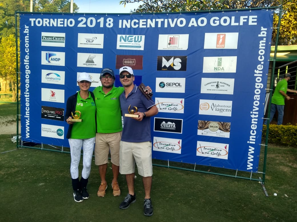 Campeões da 5ª etapa do Tour 2018 do Torneio Incentivo ao Golfe