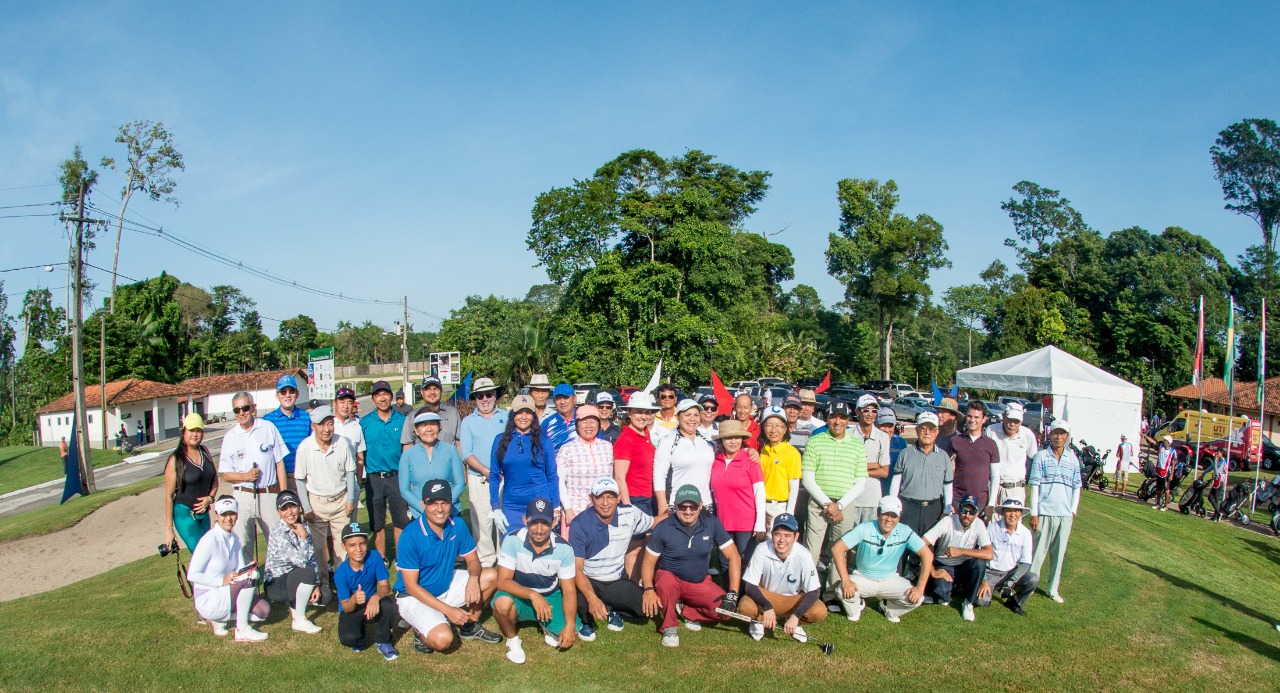 Campeões do 2° Aberto de Golfe do Pará no Miriti Golfe Clube