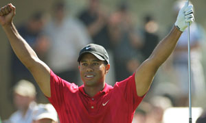 Pela primeira vez em 13 anos Tiger Woods não é o golfista que mais ganhou no ano