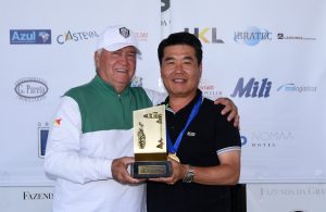 Lyn Kyoon Ahn com Cairo Ottaiano Junior Foto: Thais Pastor/ABGS