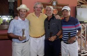 Bruno Tariant, Reinold Geiger, da L´Occitane, Galen Briggs e Taek Keun Yoo Foto: Thais Pastor