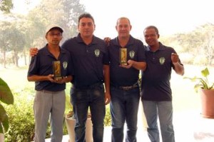 Equipe campeã da etapa, da Associação Golf Range Campinas 