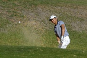 O carioca Daniel Ishii, que está em 3º lugar no Latino-Americano de Golfe  Foto: Zeca Resendes 