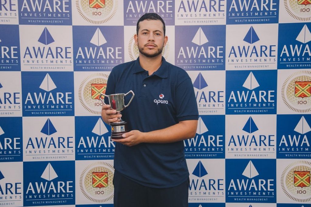 Andrey Xavier é campeão do Aberto do Gávea Golf & Country Club, no Rio de Janeiro