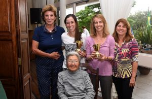 Daniela Arantes e Andrea Arruda com Beth Buny, Samara Benegas e Emi Nomura Foto: divulgação/FPG