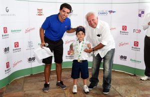 Luca com Felipe e Alvaro Almeida