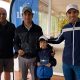 Campeões do 1º Torneio Pais e Filhos, de duplas, do Brasil Kids Golf Tour