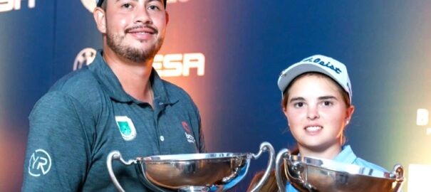 Andrey Xavier e Carolina Mailhos são campeões do 75º Campeonato Sul-Brasileiro de Golfe IESA BMW
