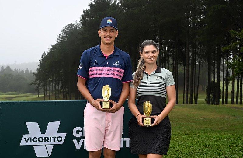 Igor Cruz e Juliana Passos são os campeões do 2º Aberto do Riacho Grande Golfe Clube