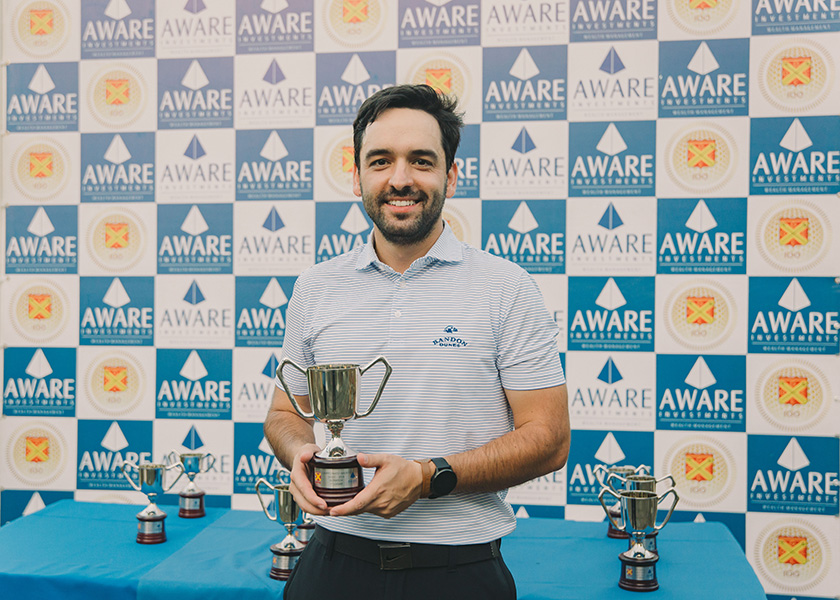 Antonio Pedro Almeida e Silva é o campeão do Aberto do Gávea Golf