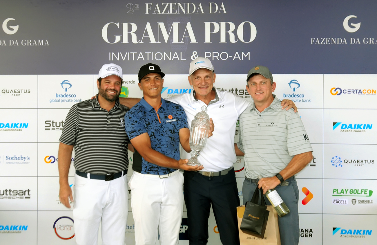Grama Pro Invitational: Axell supera Felipe Navarro em histórico playoff de sete buracos