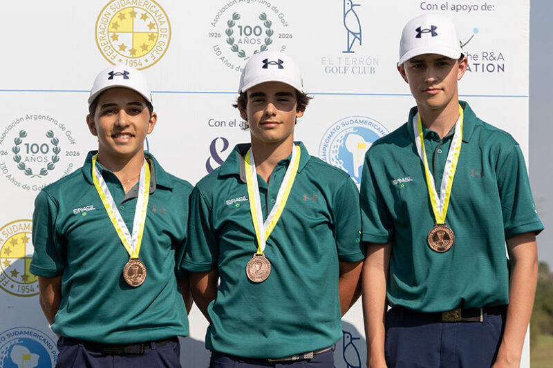 Brasil conquista medalha de bronze no Sul-Americano Pré-Juvenil
