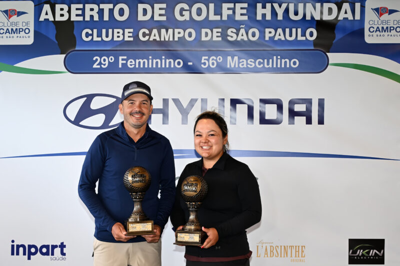 Fernando Silva e Carla Ziliotto foram os campeões do Hyundai Aberto do Clube de Campo de São Paulo