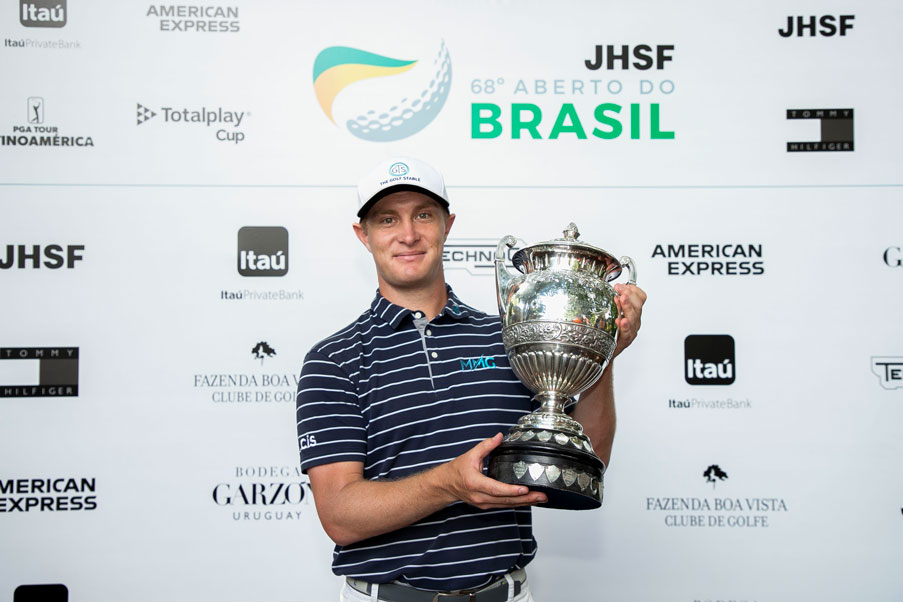 Neozelandês Charlie Hillier vence de ponta a ponta o 68° JHSF Aberto do Brasil