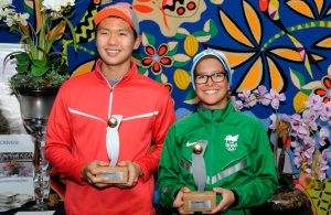 Jinbo Ha e Lauren Grinberg, campeoes do Bandeirantes 2016 Foto: Thais Pastor/ arquivo FPG
