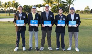 MIAMI, FL - DECEMBER 02: Los 5 during the final round of the PGA TOUR Latinoamerica Shell Championship at Trump National Doral Golden Palm on December 2, 2018 in Miami, Florida. (Photo by Enrique Berardi/PGA TOUR)