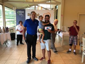 Ricardo Dantas da Alabastour e João Paulo Rubiano, vice-campeão Nine Holes