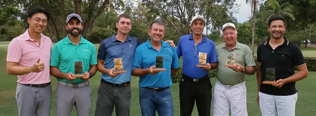Aaron Park, William Ibanez, Sérgio Olearo, Ivair Tadei, Marcelo Lourenção, Luiz Galfaro e Robson Segalla