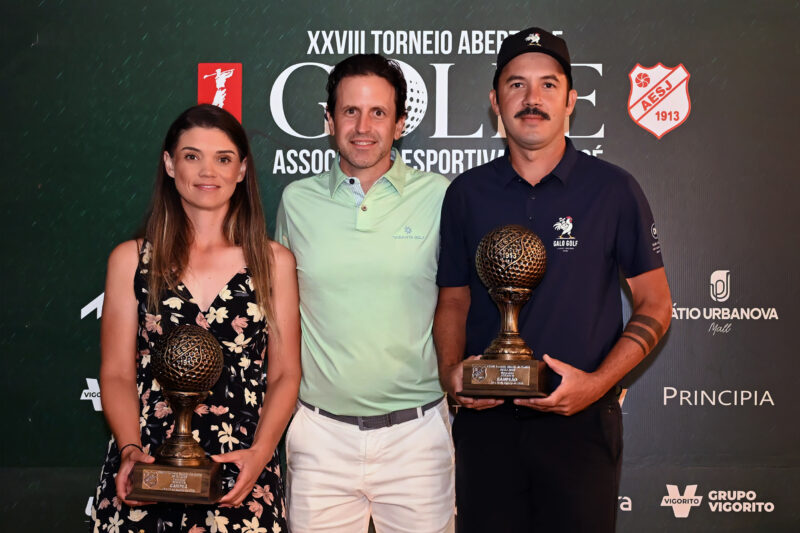 Fernando Silva e Juliana Passos vencem o Aberto da Associação Esportiva São José