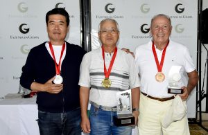 Lyn Kyoon Ahn, Shozo Karasawa e Antonio Gantus Foto): Thais Pastor/F2