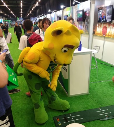 Espaço da CBGolfe recebeu milhares de visitantes