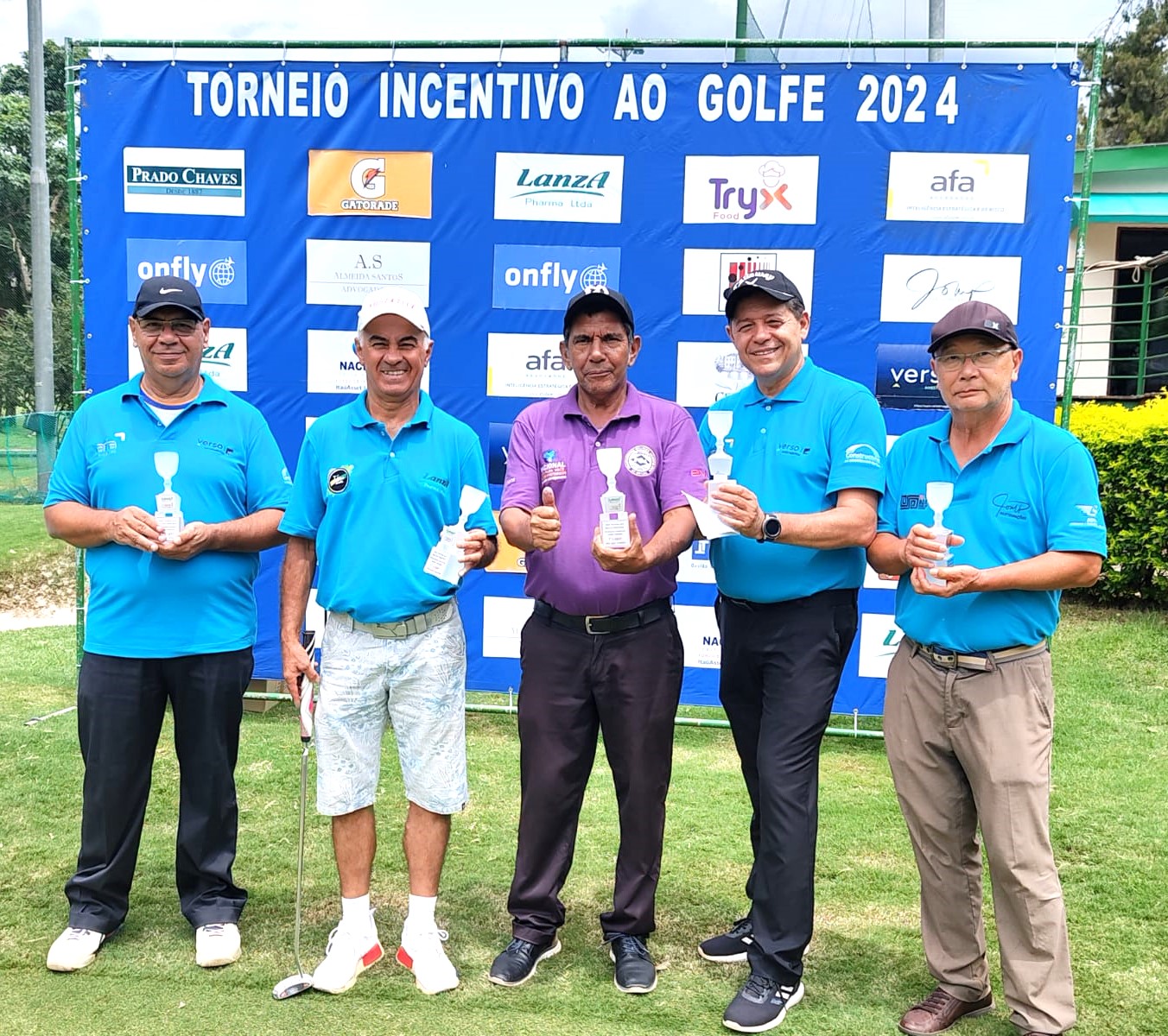 Campeões da 1ª Etapa do Tour 2024 do Torneio Incentivo ao Golfe