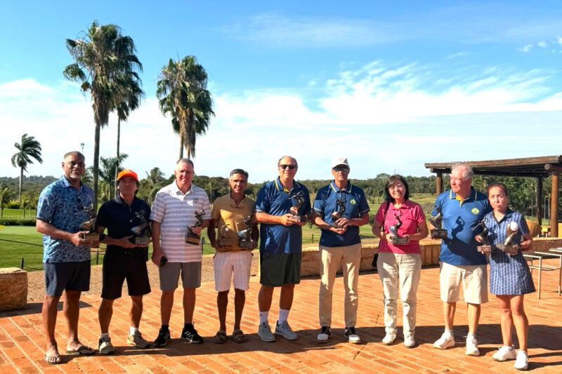 Campeões do Golf´s District no no Damha Golf Club, em São Carlos (SP)