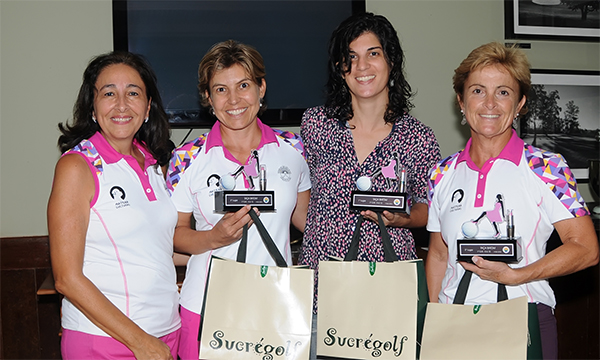 Campeãs da Taça Batom no Terras de São José Golfe Clube
