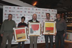 Glaucio Bley Fº, Dimitrios Kogiaridis Jr, Airton Balabuch, Joani Matos e Ulisses de Toledo Foto: divulgação