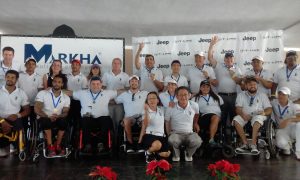 Participantes do 1º Torneio de Golfe Adaptado para Cadeirantes do Brasil