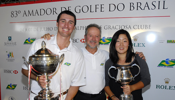 André Tourinho e Luciane Lee conquistam Amador Brasileiro de Golfe no Paraná