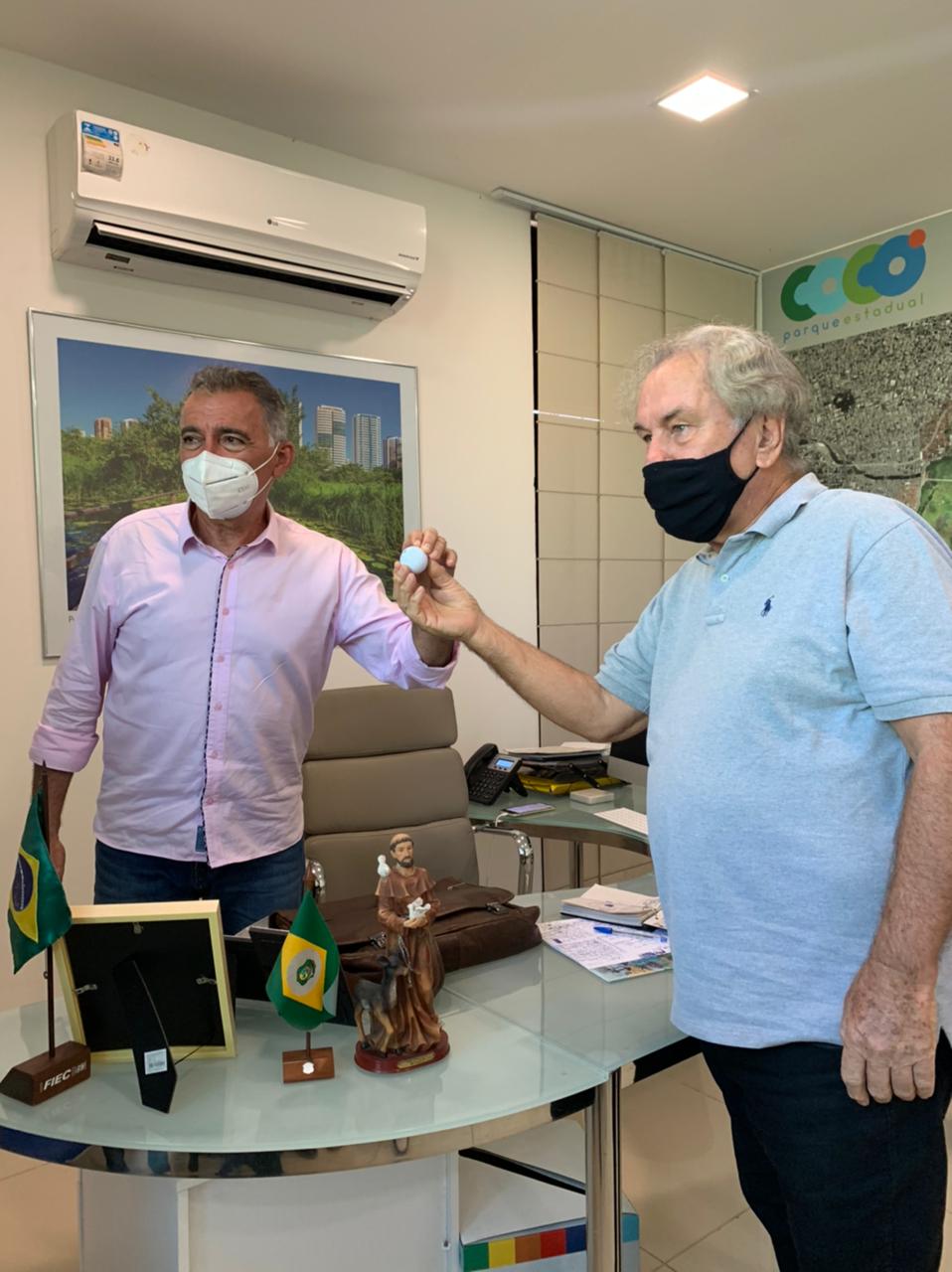 Golfistas do Cocó Golfe Clube fazem reunião com Secretário Estadual do Meio Ambiente